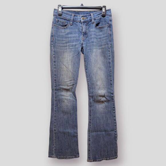 J. Galt Denim - J. Galt Straight Leg Jeans Women's Blue Mid Rise Stone Wash Cotton Size Small